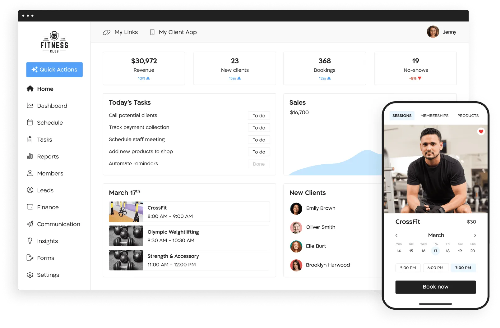 Arbox AllinOne CrossFit Business Management Software